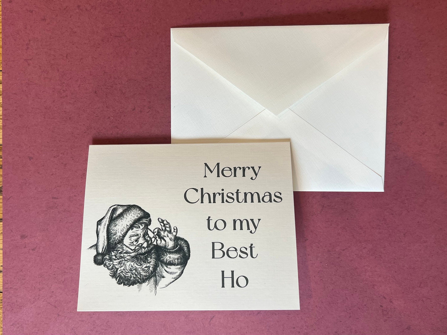 Merry Christmas to my Best Ho - Christmas card