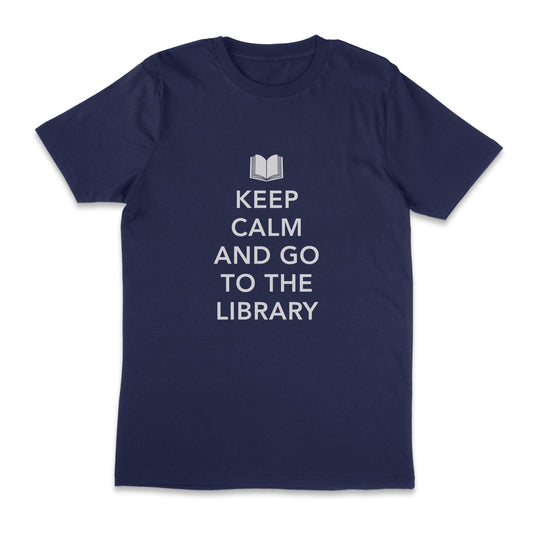 Keep Calm and Go To The Library Unisex T-Shirt