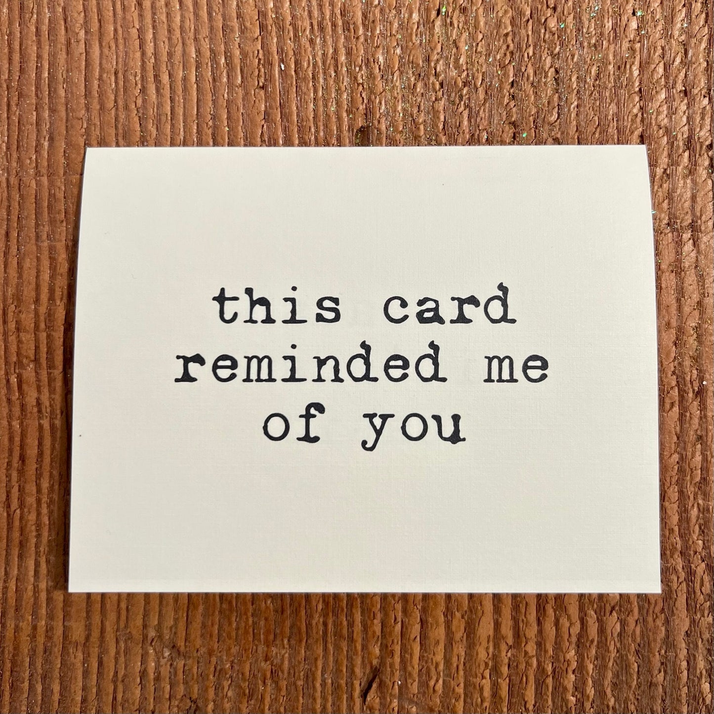 because it's so basic - an all-occasions card for 'friends'