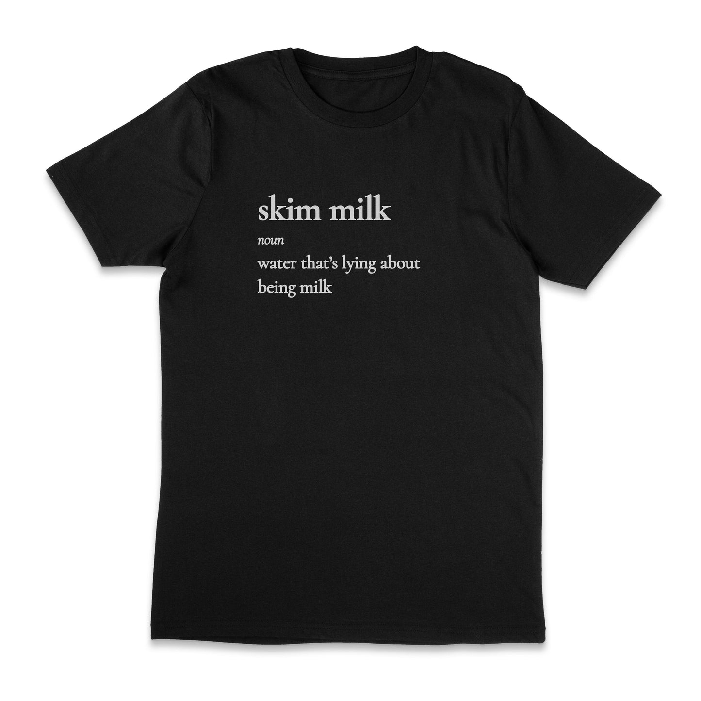 skim milk definition unisex t-shirt