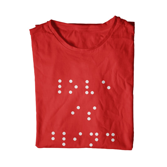 Love Is Blind (Braille) Unisex T-Shirt
