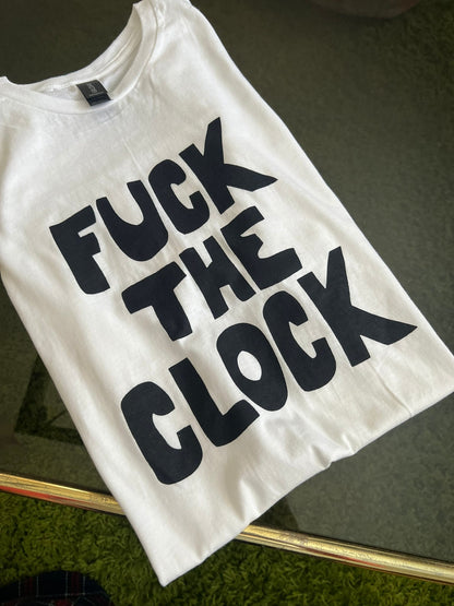 Fuck The Clock Punk Rock Unisex T-Shirt