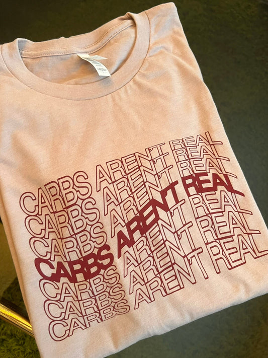 Carbs Aren't Real Unisex T-Shirt