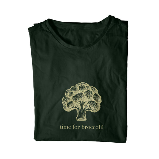 time for broccoli! unisex t-shirt