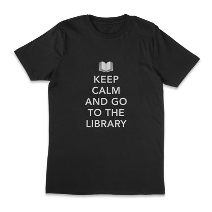 Keep Calm and Go To The Library Unisex T-Shirt