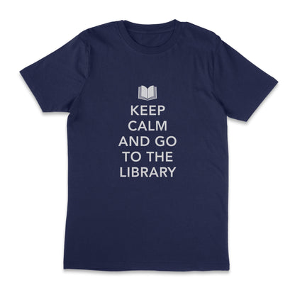 Keep Calm and Go To The Library Unisex T-Shirt