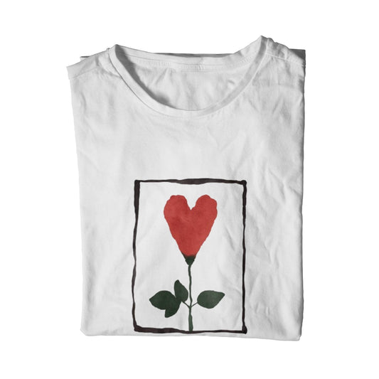Rachel's Heart Rose Flower T-Shirt