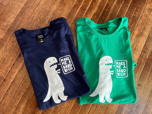 Make Me a Sandwich T-Rex T-Shirt