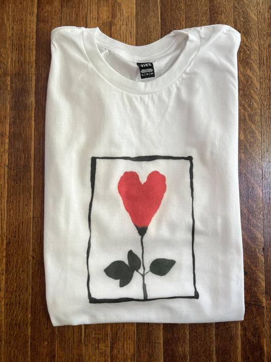 Rachel's Heart Rose Flower T-Shirt