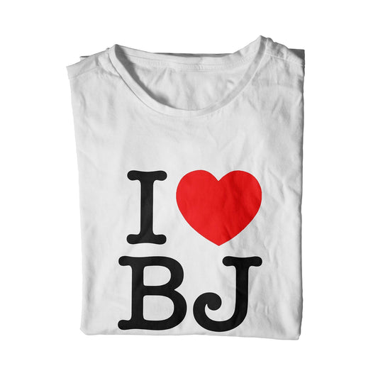 I Heart BJ / I Love BJ Unisex T-Shirt